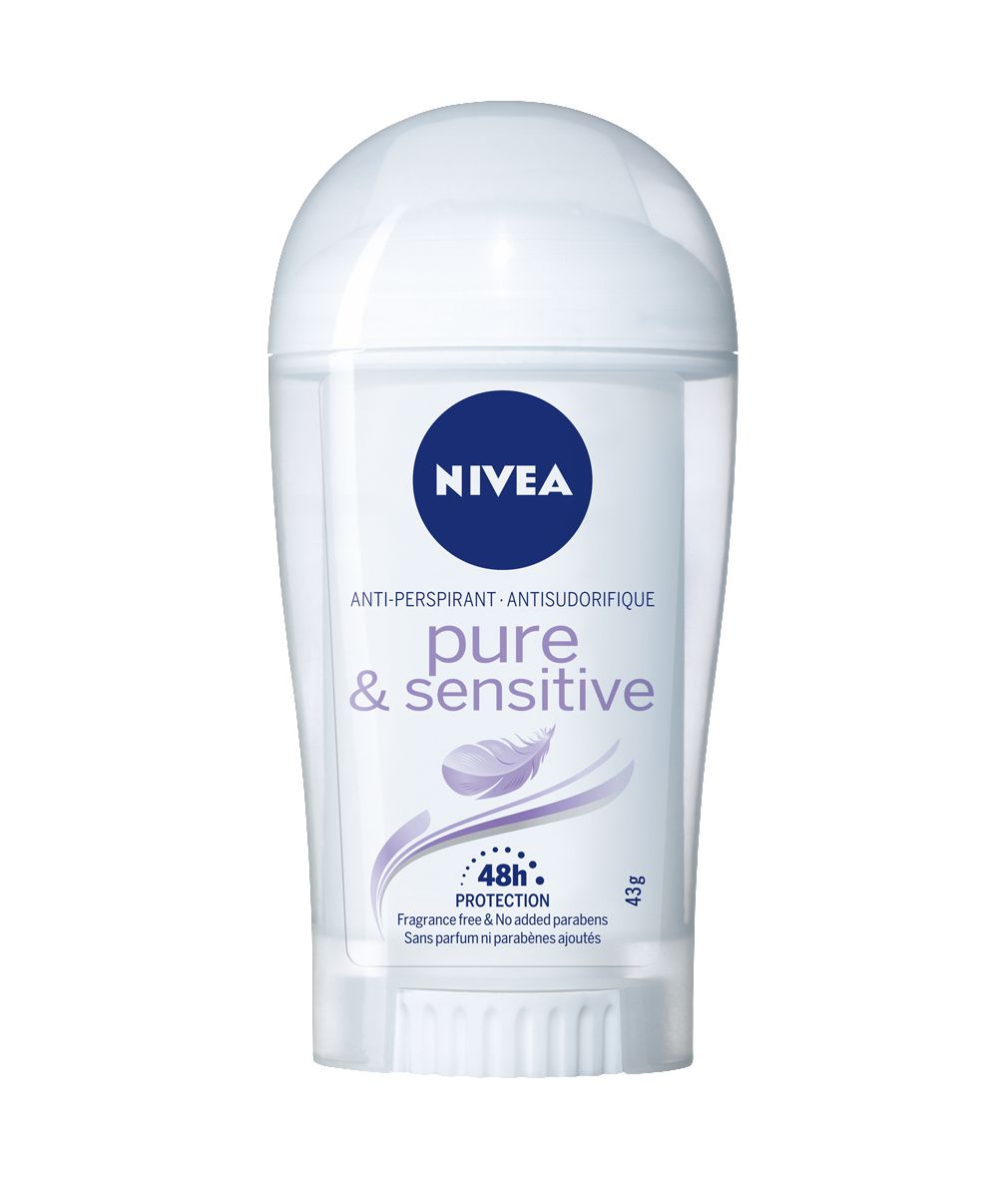 Nivea Anti-Perspirant Pure & Sensitive Stick - 43 g