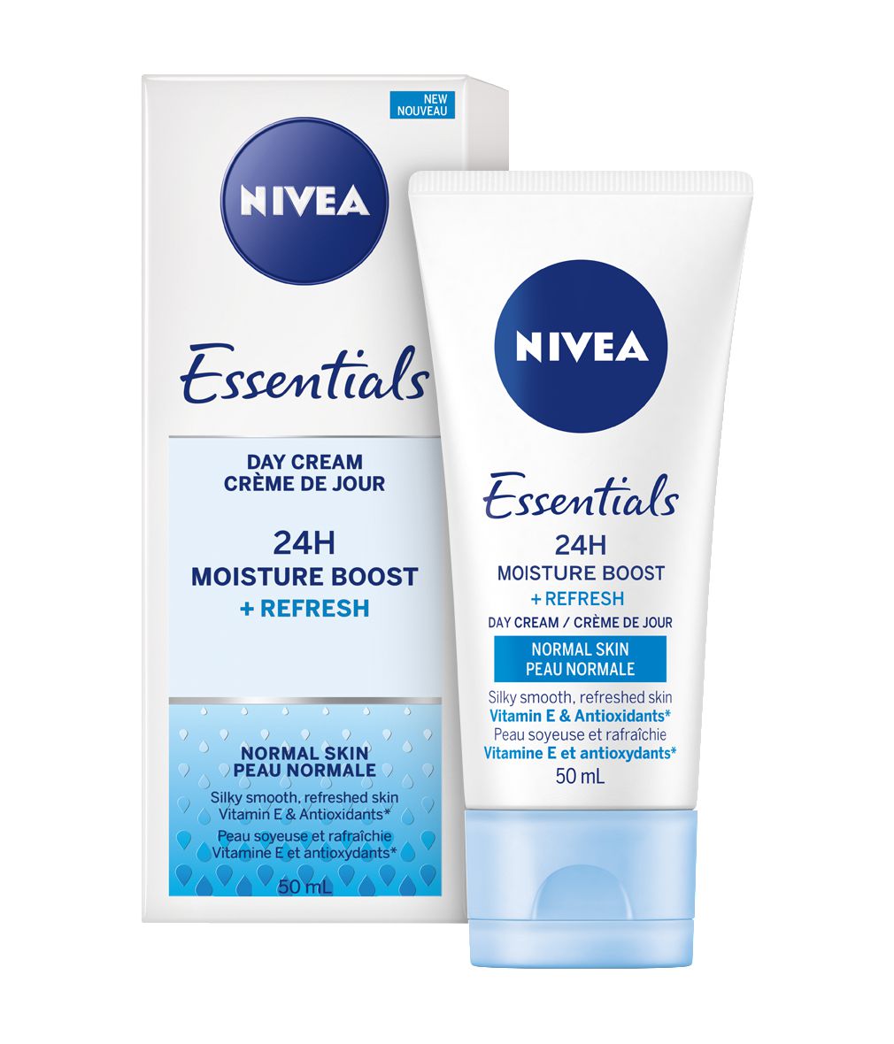 Nivea Essentials 24H Moisture Boost + Refresh Day Cream with SPF 15 - 50 ml (tube)