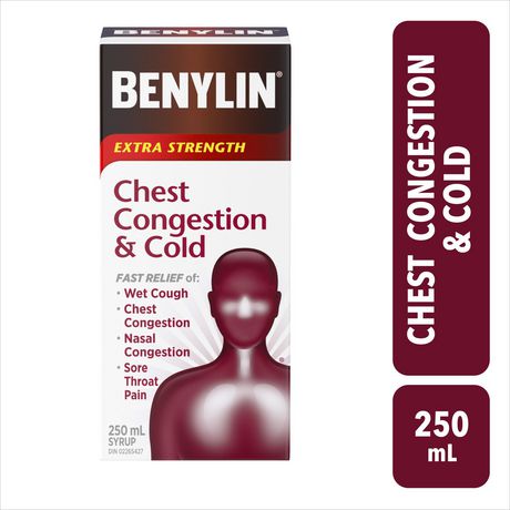 Benylin Extra Strength Chest Conhestion & Cold Syrup - 250 ml