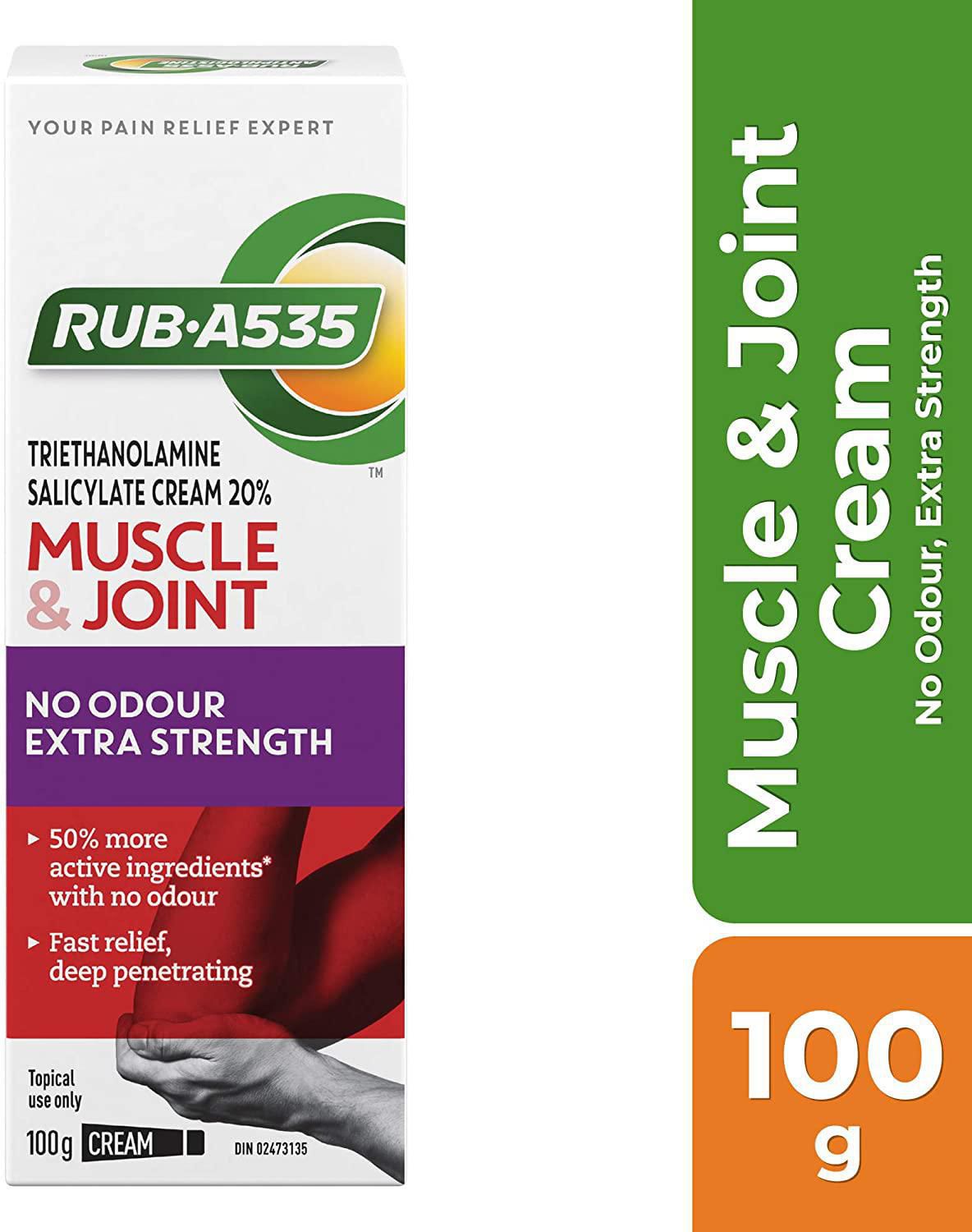 RUB A535 Extra Strength No Odour Muscle & Joint Cream