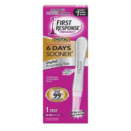 First Response Early Result Pregnancy Digital Test