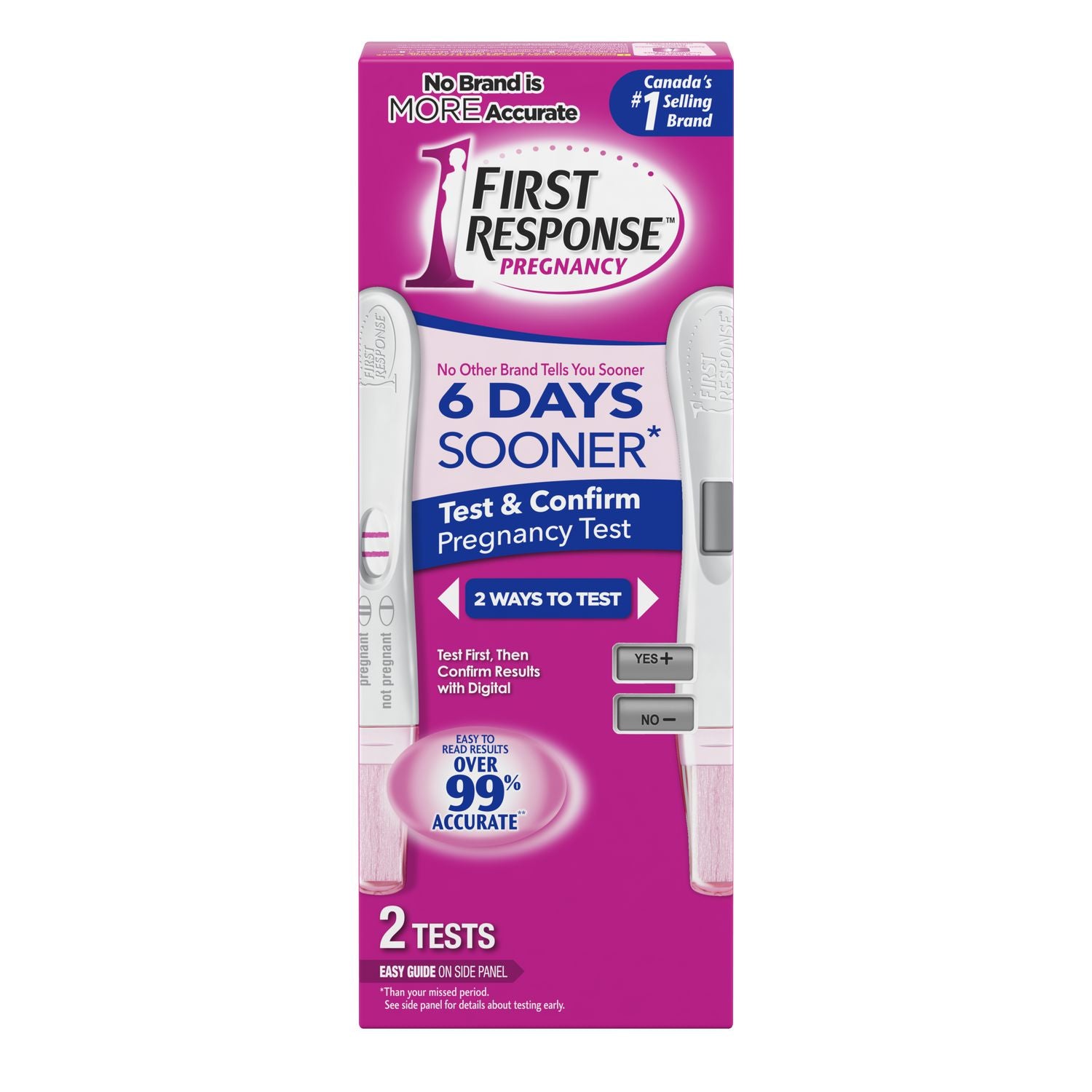 First Response Test & Confirm Pregnancy Test - 2 tests