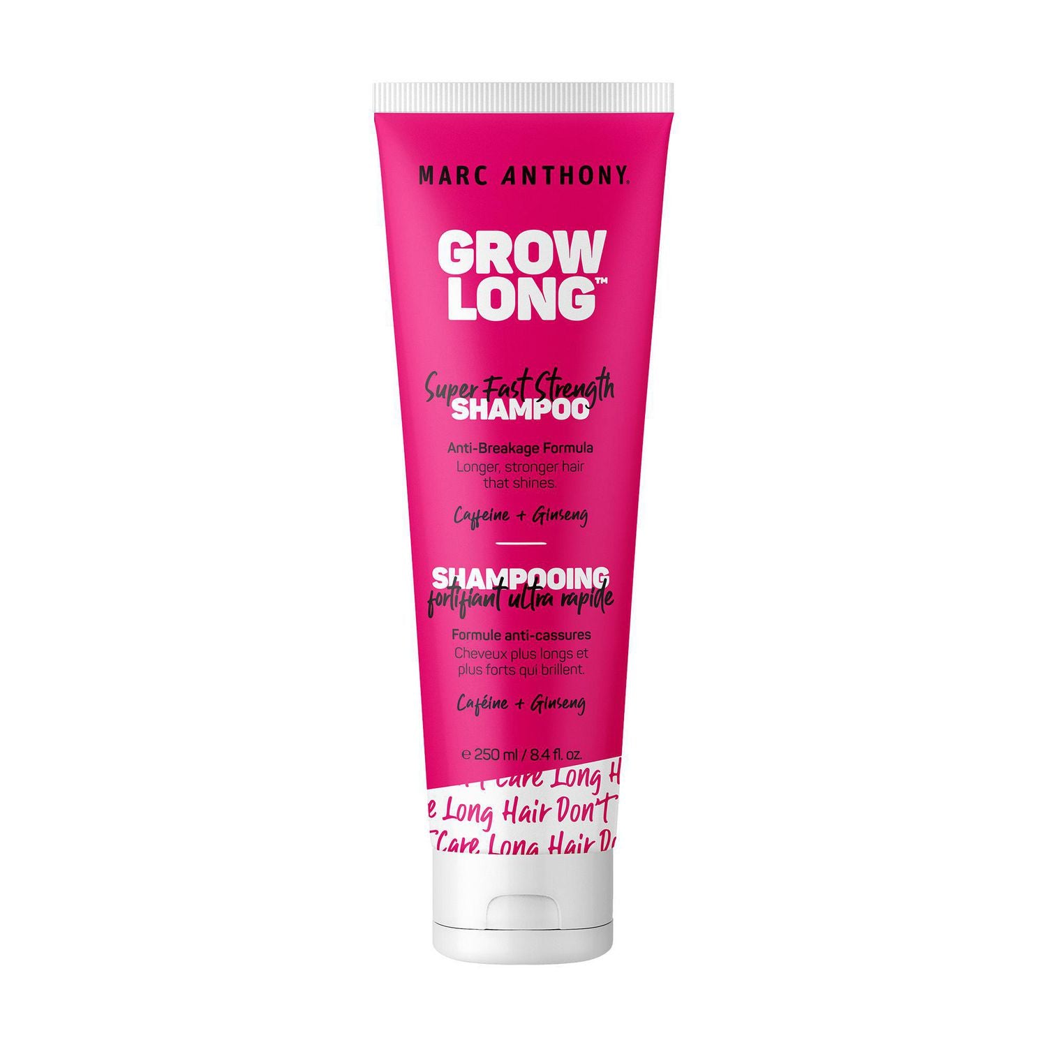 Marc Anthony Grow Long Super Fast Strength Shampoo with Caffeine & Ginseng - 250 ml