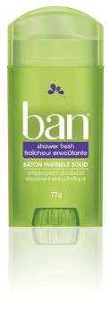 Ban Invisible Solid Antiperspirant & Deodorant - 73 g