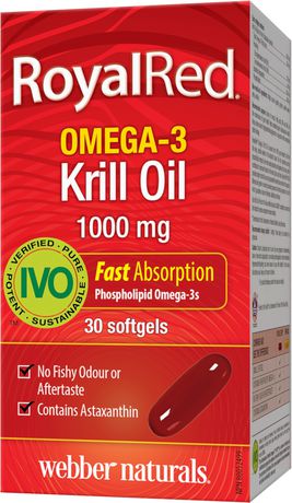 Webber Naturals Omega-3 Krill Oil 1000 mg - 30 softgels