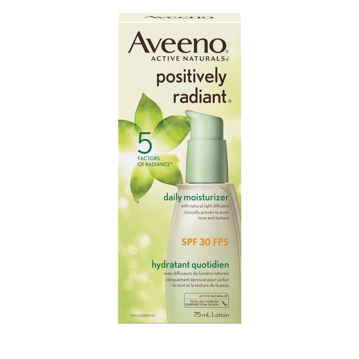 Aveeno Positively Radiant Daily Moisturizer SPF 30 - 75 mL 