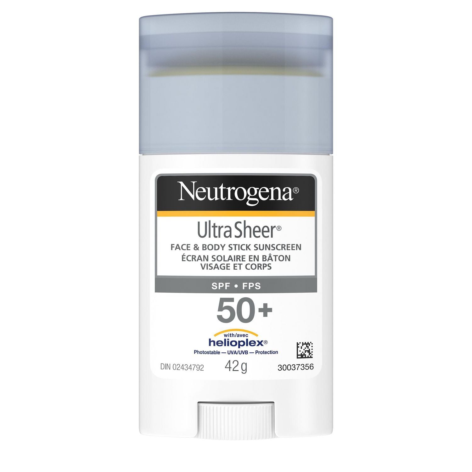 Neutrogena UltraSheer Face And Body Stick Sunscreen, SPF 50+ - 42g