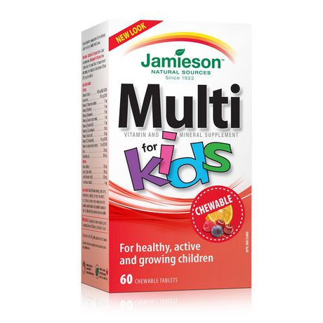 Jamieson Multi for Kids - 60 chewable tablets