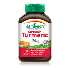 Load image into Gallery viewer, Jamieson Curcumin Turmeric Capsules, 550 mg - 60 capsules
