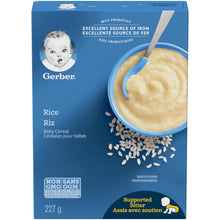 Load image into Gallery viewer, Gerber Stage 1 Baby Cereal Rice
