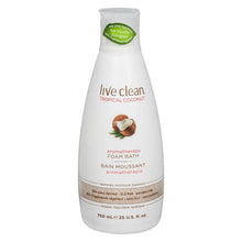 Load image into Gallery viewer, Live Clean Tropical Coconut Aromatherapy Foam Bath - 750 ml
