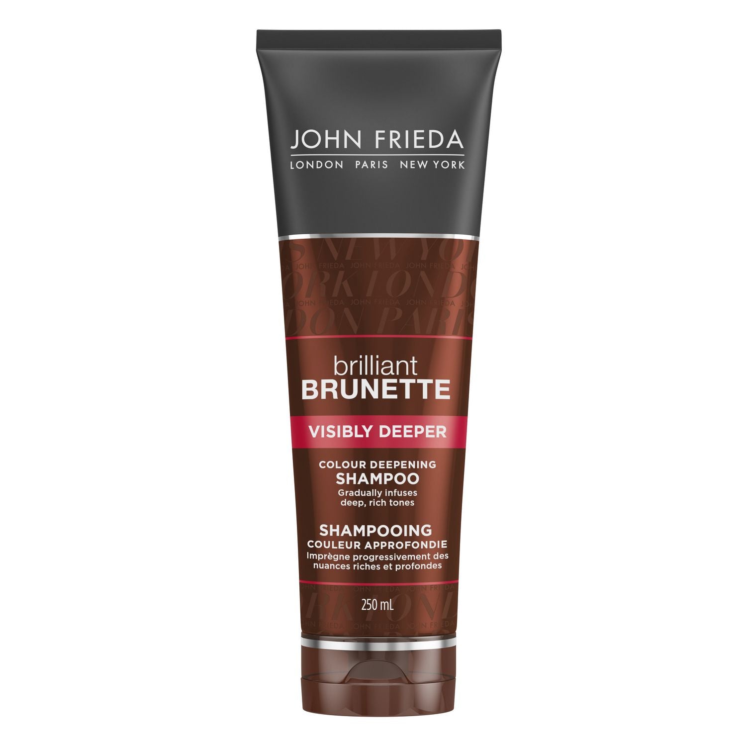 John Frieda Brilliant Brunette, Visibly Deeper, Colour Deepening Shampoo - 250 ml