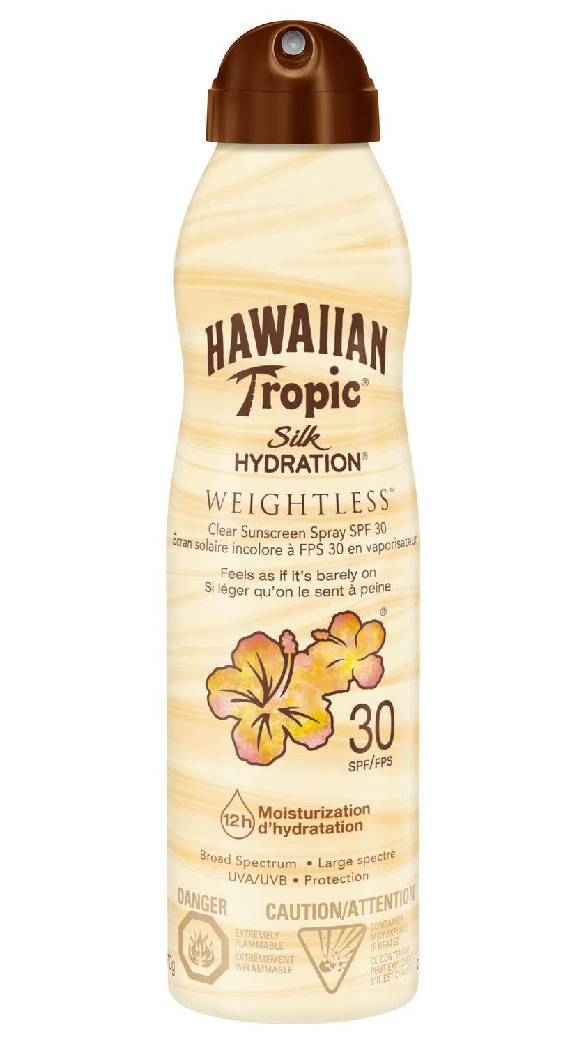 Hawaiian Tropic Silk Hydration Weightless Sunscreen Spray SPF 30 - 170 g