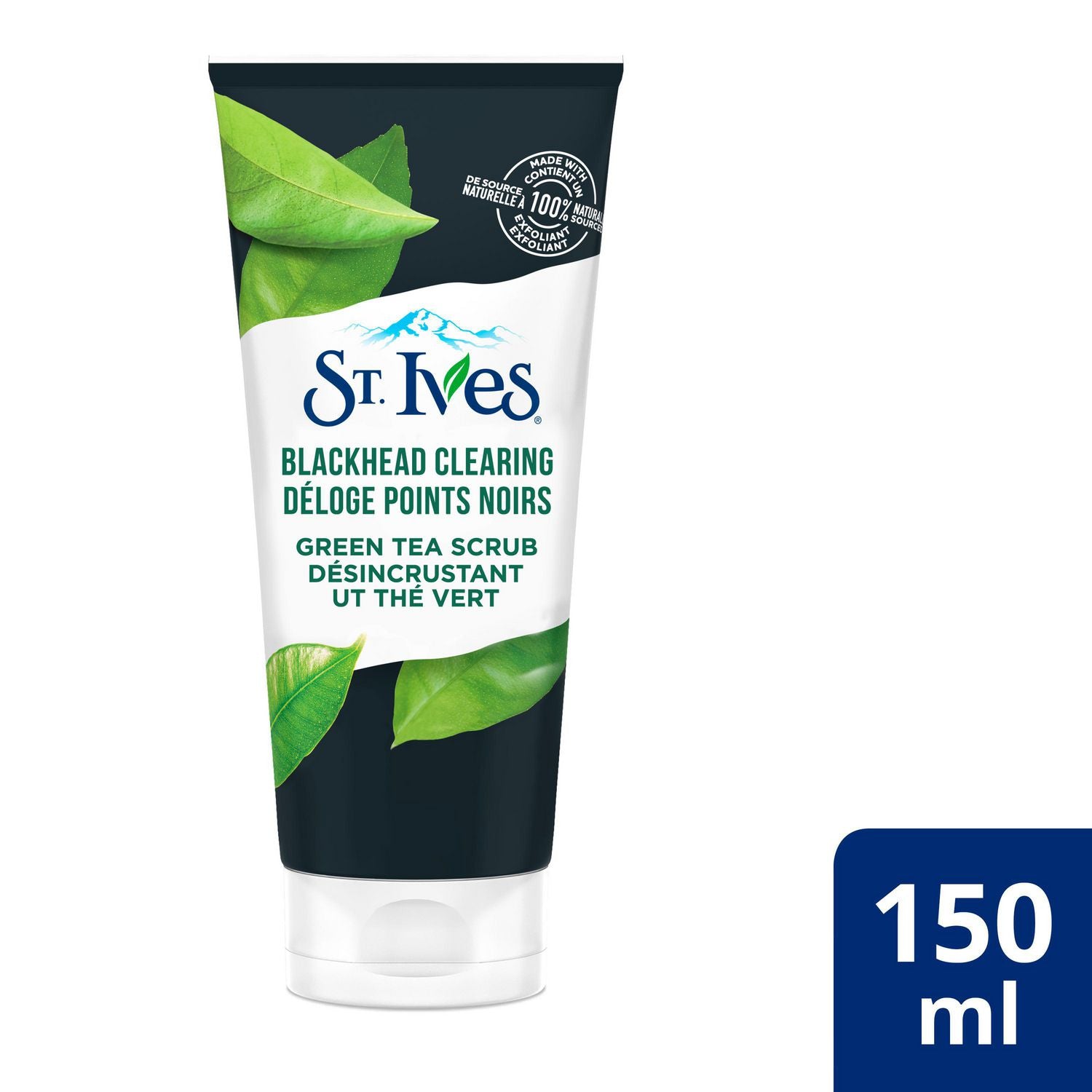 St. Ives Fresh Blackhead Clearing, Green Tea Scrub - 150 mL 