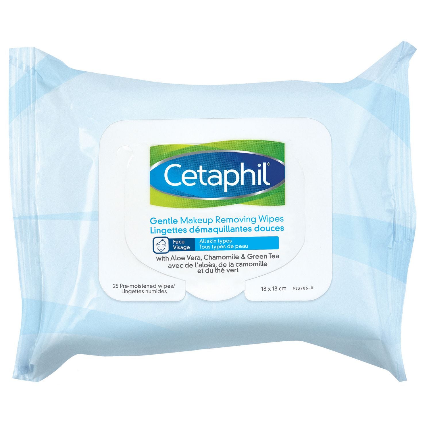 Cetaphil Gentle Makeup Removing Wipes - 25 wipes