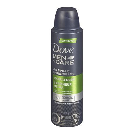 Dove Men + Care Dry Spray Antiperspirant, Extra Fresh - 107 g