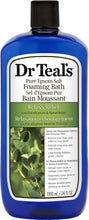 Load image into Gallery viewer, Dr. Teal&#39;s Pure Epsom Salt Foaming Bath, Eucalyptus &amp; Spearmint - 1000 ml
