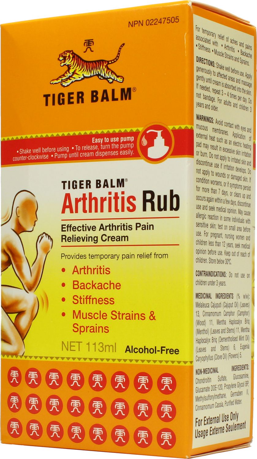 Tiger Balm Arthirits Rub - 113 ml