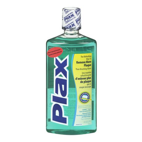 Plax Advanced Formula Plaque Loosening Mouthwash, Soft Mint  - 710 ml