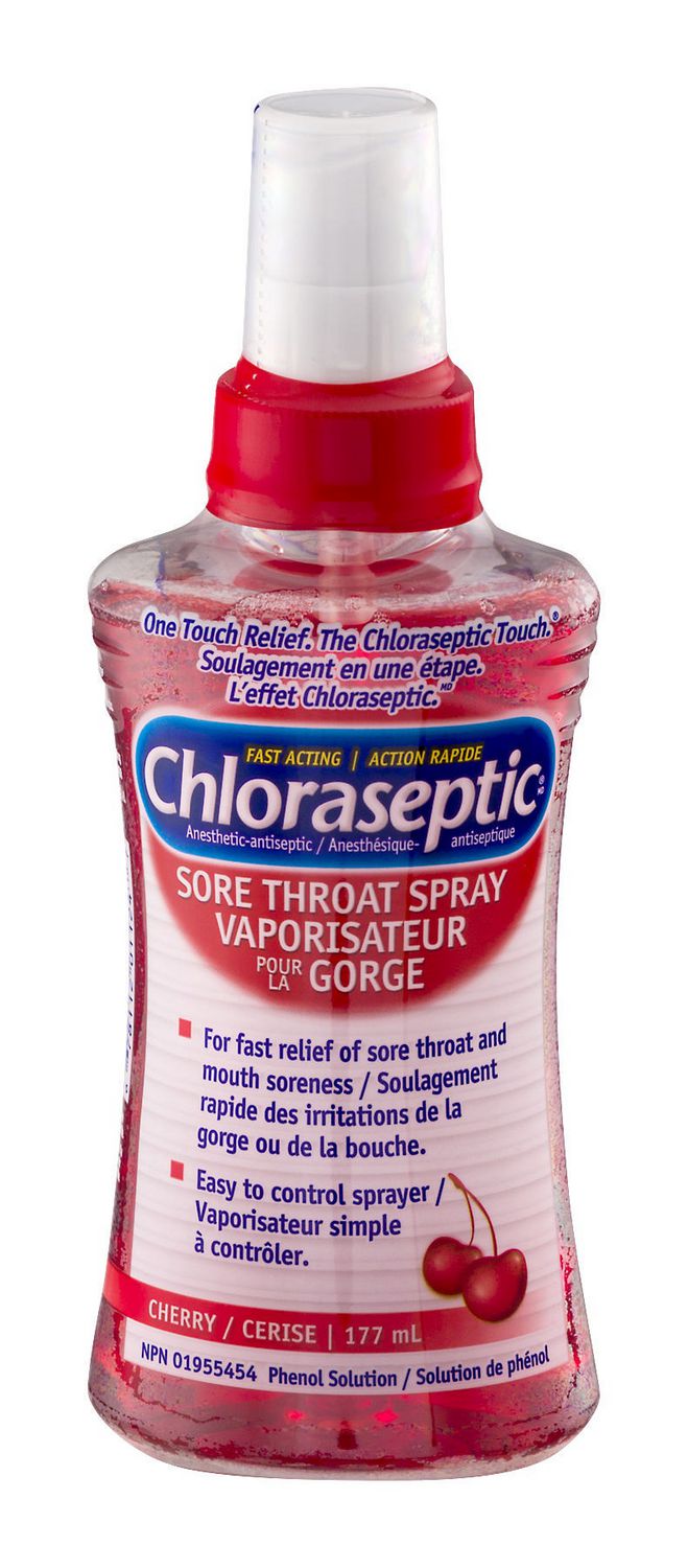 Chloraseptic Sore Throat Spray, Cherry - 177 ml