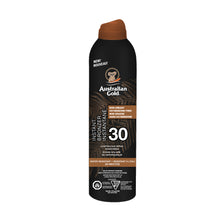 Load image into Gallery viewer, Australian Gold Instant Bronzer Continuous Spray Sunscreen, SPF 30 - 170 g 
