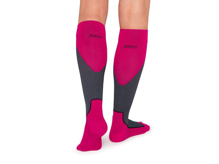 Jobst Sport Socks 15-20 mmHg, Extra Large, Pink - 1 pair