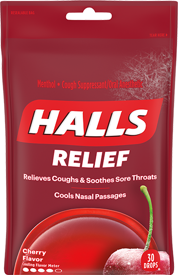 Halls Relief Cough Suppresant, Cherry Flavour - 30 drops