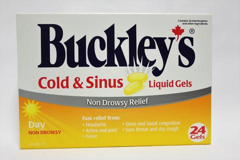 Buckley's Cold & Sinus, Non-Drowsy, Day - 24 gels