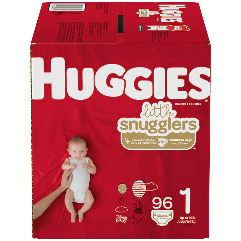 Huggies Little Snugglers Size 1 - 96 diapers