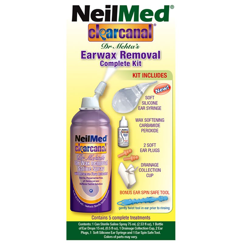 NeilMed ClearCanal Earwax Removal Complete Kit