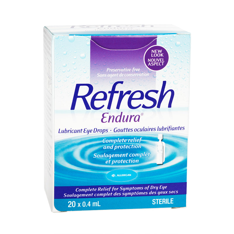 Refresh Endura Lubricant Eye Drops - 20 x 0.40 ml