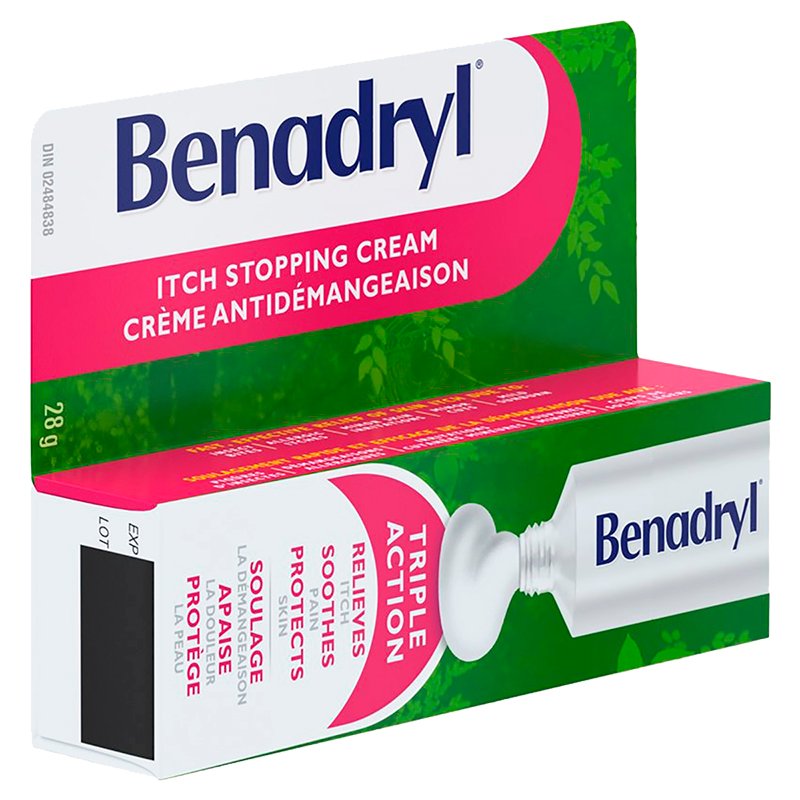 Benadryl Triple Action Itch Stopping Cream - 28 g