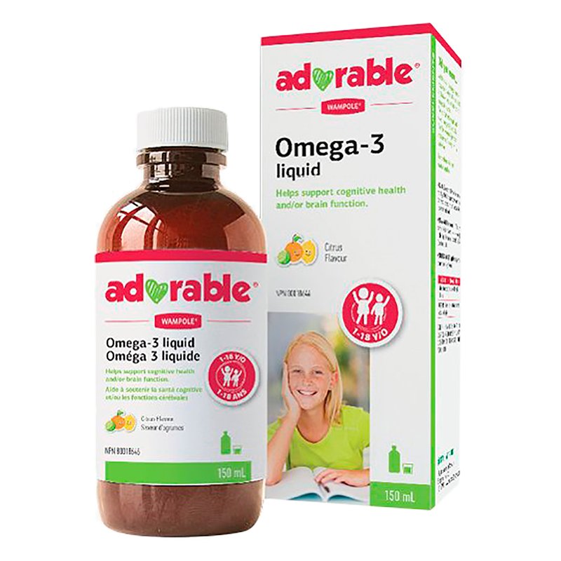 Wampole Adorable Omega-3 Liquid - 150 ml
