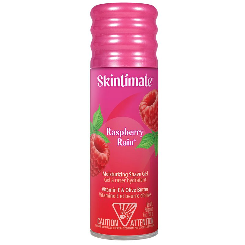 Skintimate Skin Therapy Womens Moisturizing Shave Gel, Raspberry Rain - 198 g