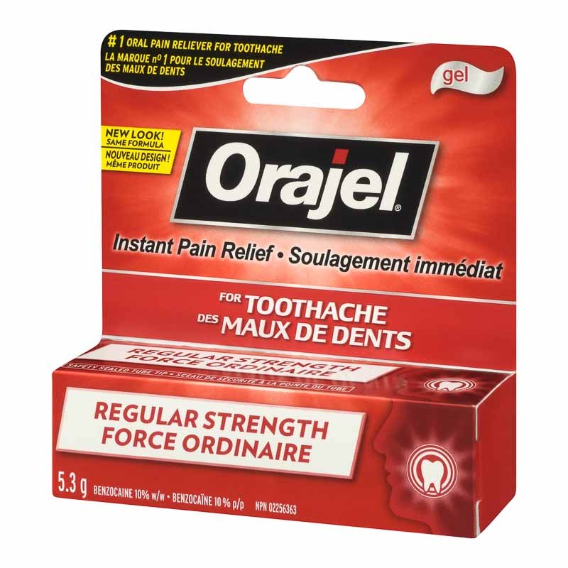 Orajel Regular Strength Toothache Pain Relief Gel - 5.3 g