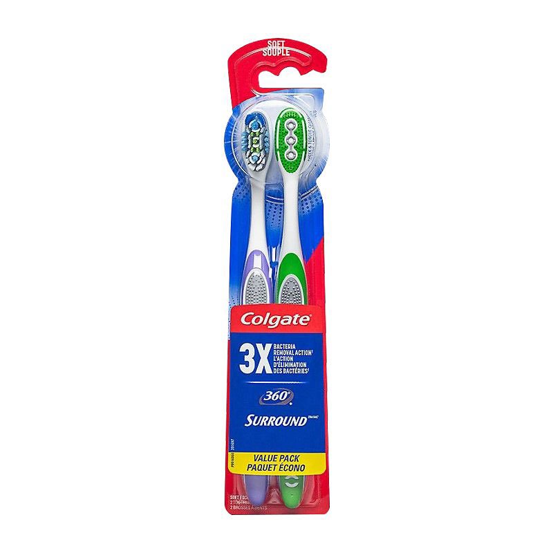 Colgate 360 Surround Value Pack Soft Toothbrush - 2 units