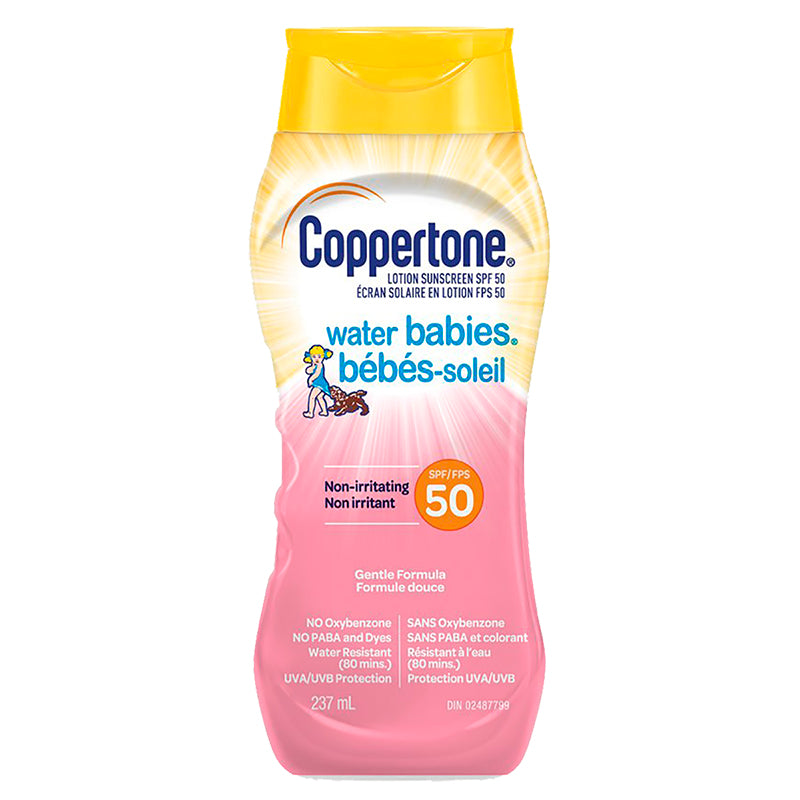 Coppertone Water Babies Sunscreen Lotion, SPF50 - 237ml