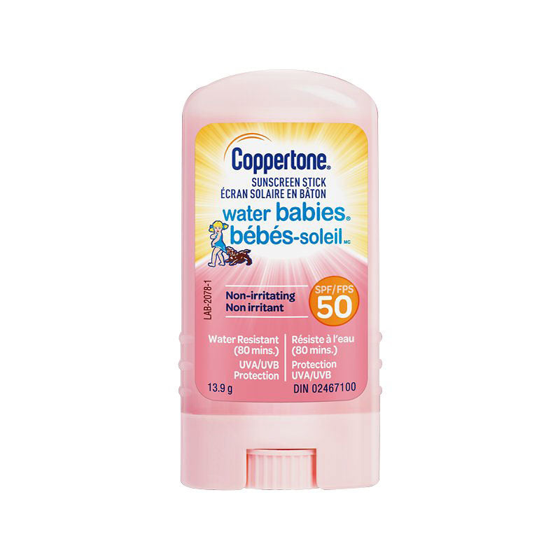 Coppertone Water Babies Sunscreen Stick, SPF 50 - 13.9 g