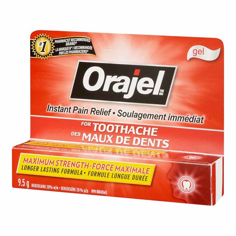 Orajel Instant Pain Relief for Toothache, Maximum Strength - 9.5 g