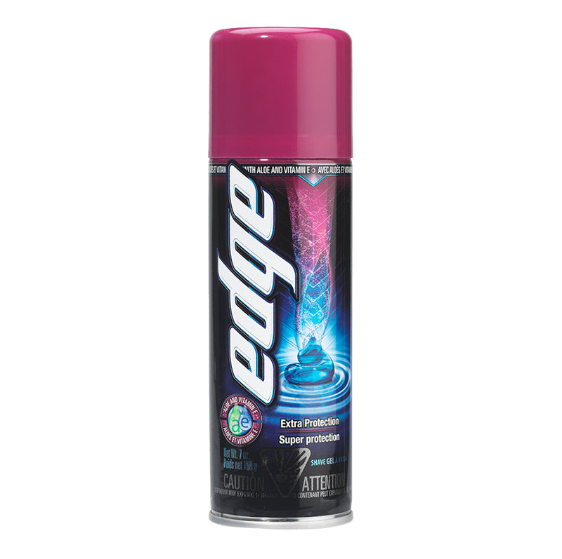 Edge Men's Extra Protection Shave Gel with Aloe & Vitamin E - 198 g
