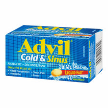 Load image into Gallery viewer, Advil Cold &amp; Sinus Liqui-Gels - 40 capsules
