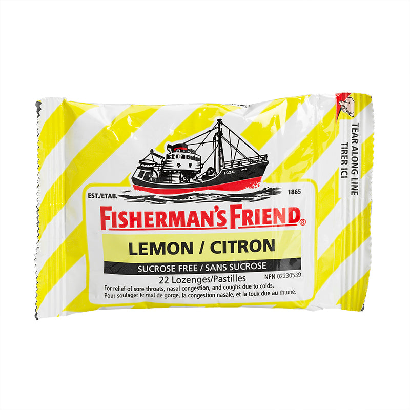 Fisherman's Friend Sucrose Free Lemon Lozenges - 22 lozenges