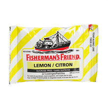 Load image into Gallery viewer, Fisherman&#39;s Friend Sucrose Free Lemon Lozenges - 22 lozenges
