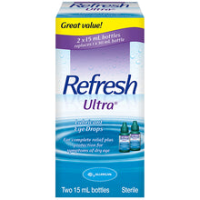 Load image into Gallery viewer, Refresh Ultra Lubricant Eye Drops - 2 x 15 ml
