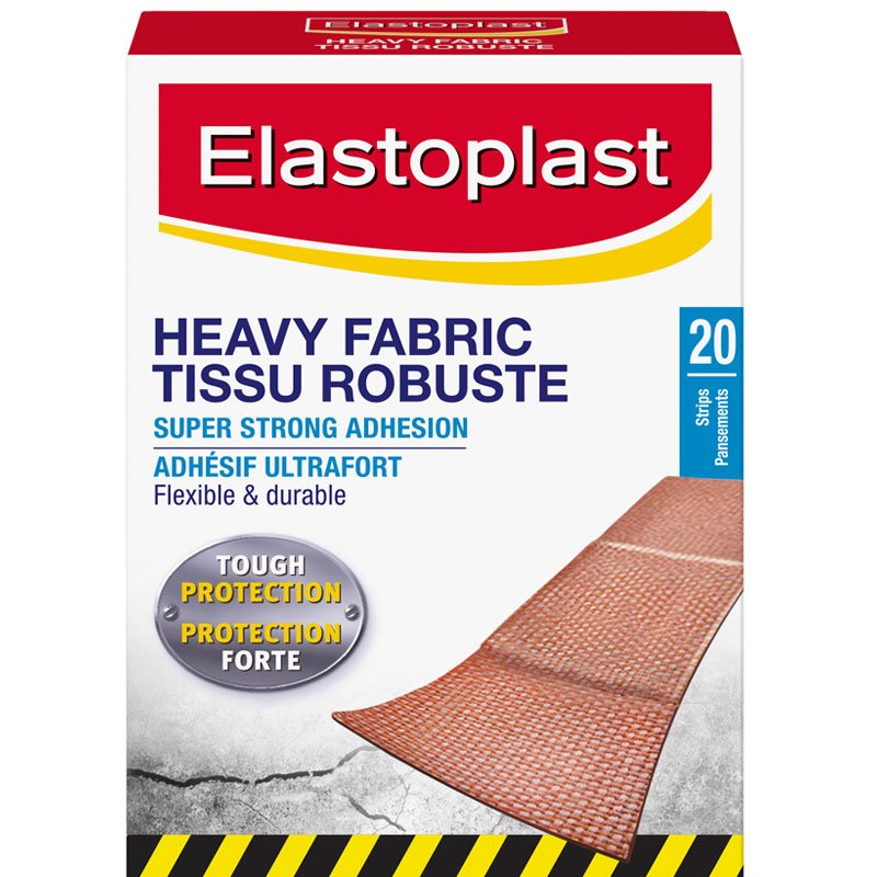 Elastoplast Heavy Fabric Bandages - 20 strips