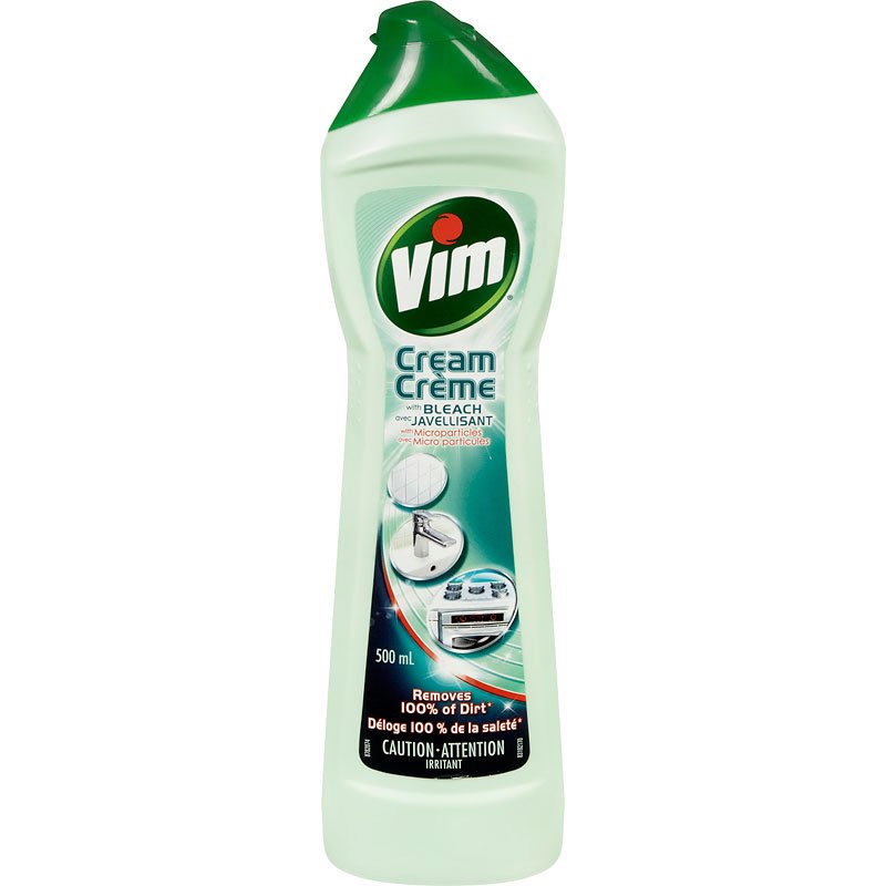 Vim Cream with Bleach, With Microparticles -500 mL