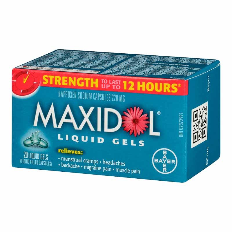 Maxidol Liquid Gels - 20 liquid gels