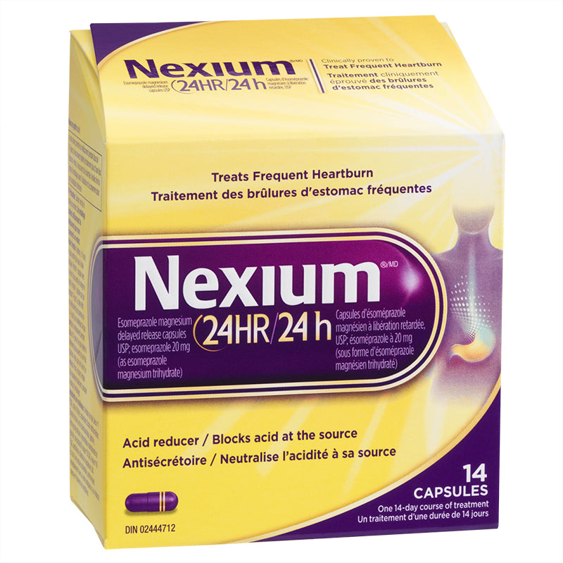 Nexium 24-Hour Acid Reducer Capsules - 14 capsules