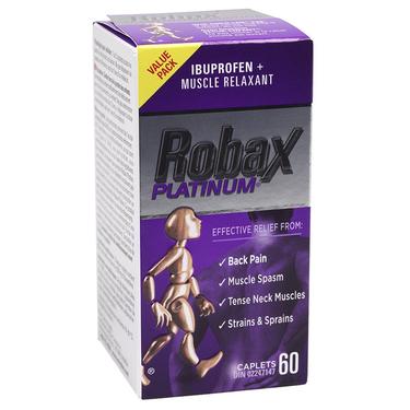 Robax Platinum Ibuprofen + Muscle Relaxant - 60 caplets