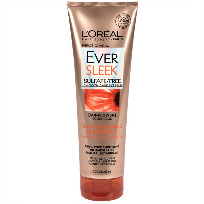 L'Oreal Paris Eversleek Sulfate-Free Keratin Caring Shampoo - 250 ml